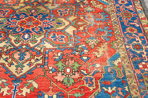 Vintage Persian Heriz- Area Rug - Asadorian Rug Co St. Louis