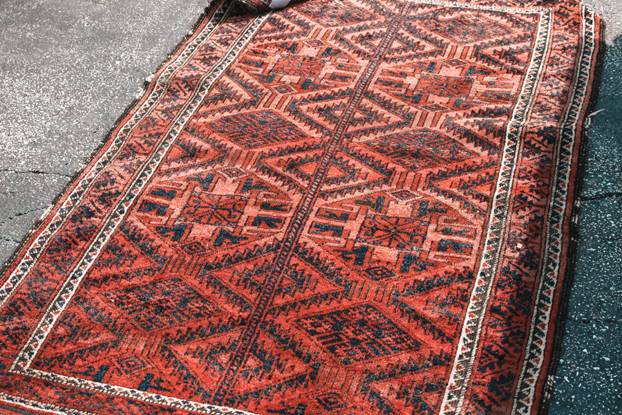 1Vintage Persian Balouch Area Rug - Asadorian Rug Co St. Louis