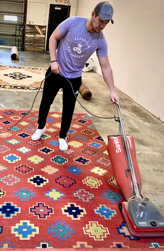 Vacuum Area Rug Cleaining - Asadorian Rug Company STL 